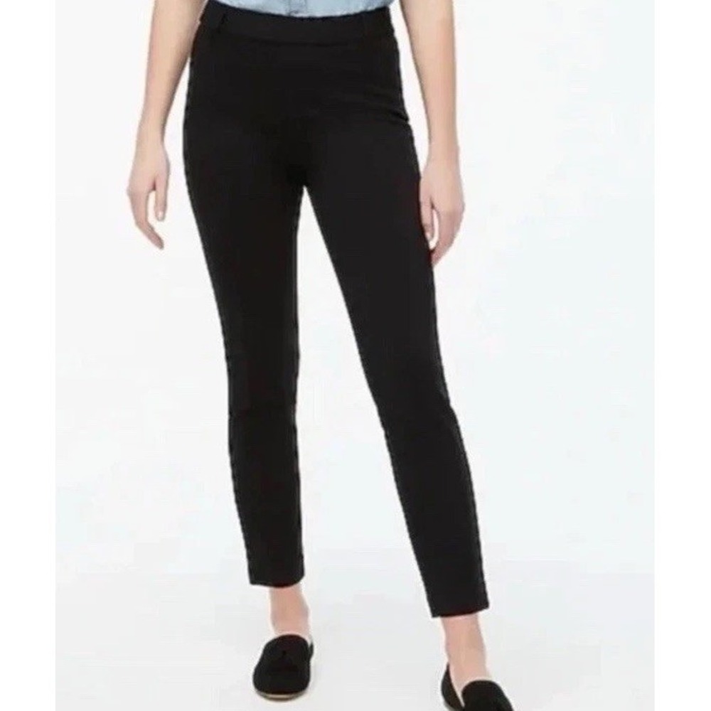 J. Crew Pants Women's 12 Black Ponte Slim Work L1308 Work Career‎ Business